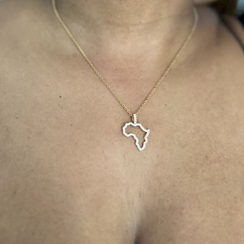 Naira | Zircon Crystal | Mini Africa Necklace