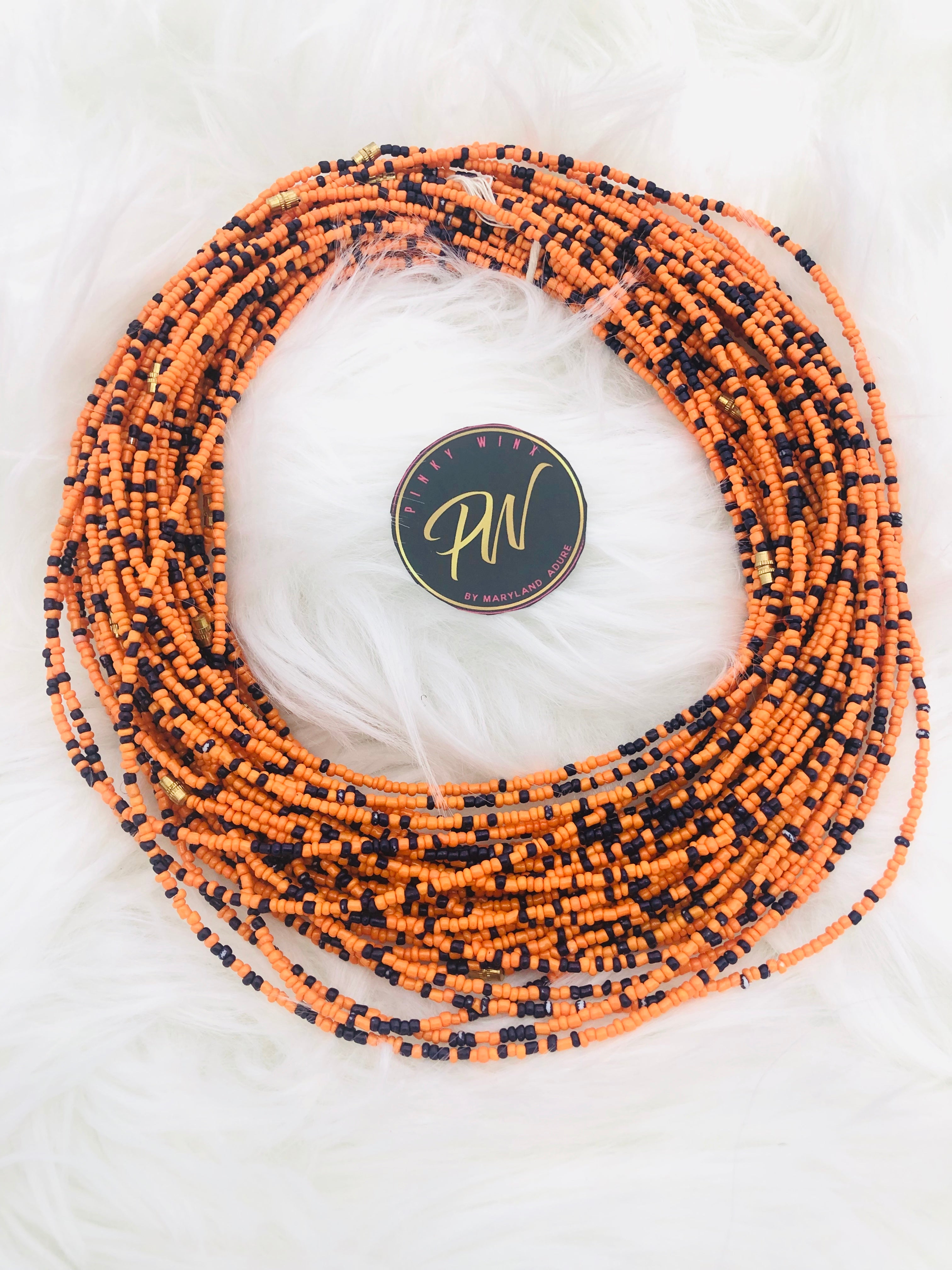 Bisi | Screw Clasp | African Waist Beads