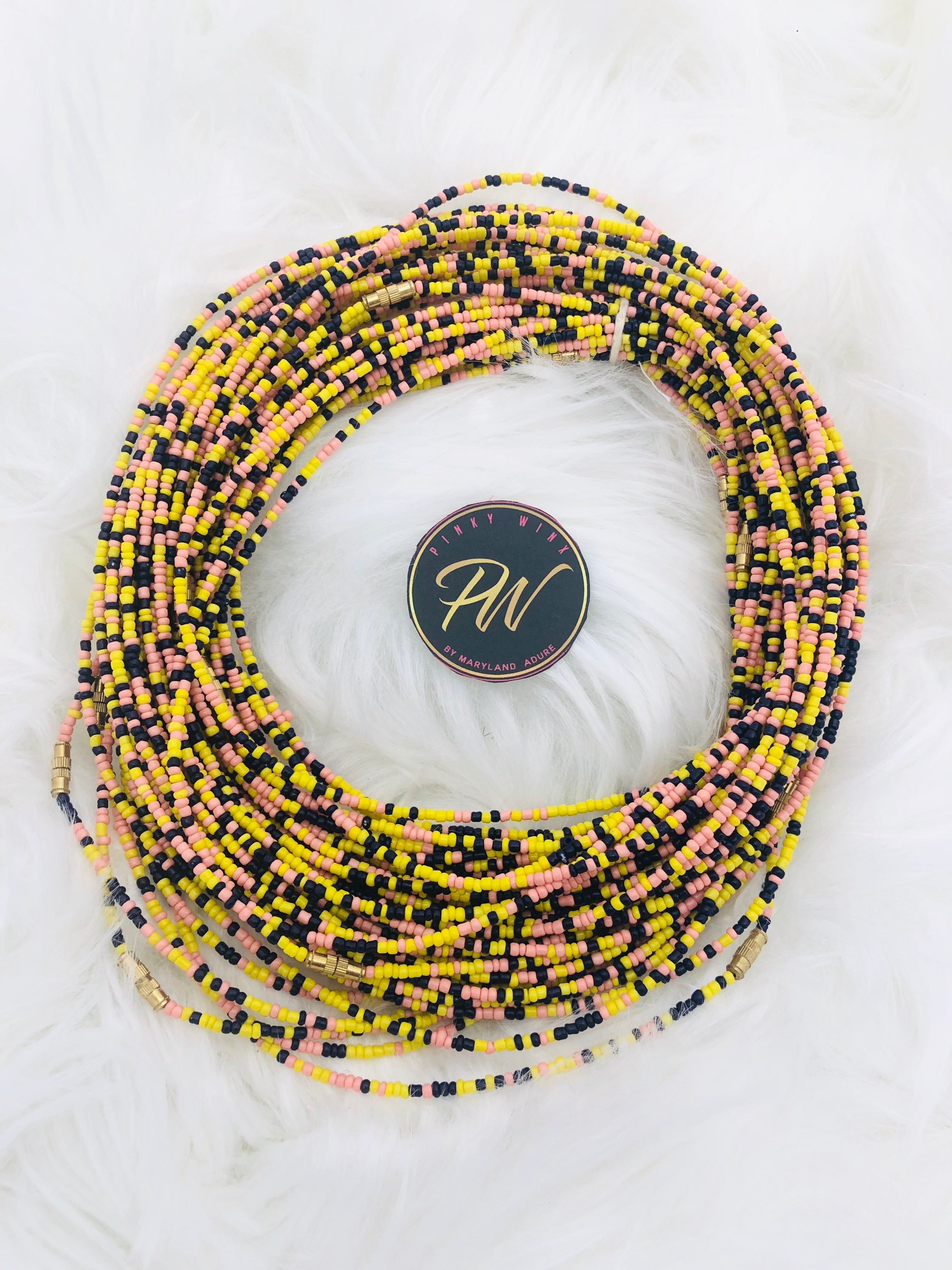 Ade | Screw Clasp | African Waist Beads
