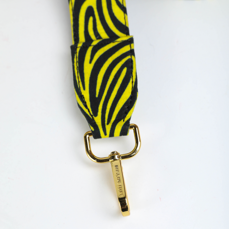 Uzi 21 | Yellow Wood Stripe | Mini Ankara Tote Bag