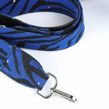 Uzi 21 | Royal Blue Tiger Stripe | Mini Ankara Tote Bag