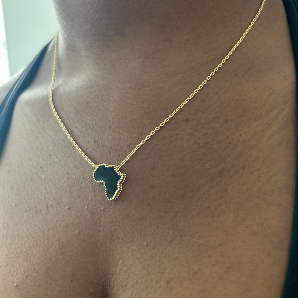 Adaku Macro I | Black Pearl | Africa Necklace