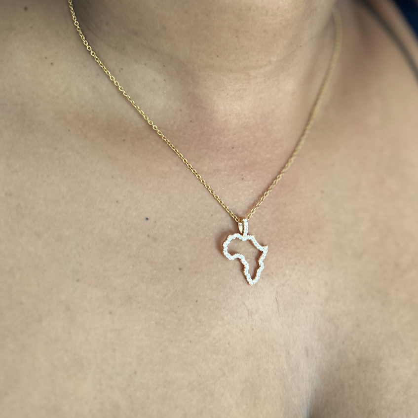 Naira | Zircon Crystal | Mini Africa Necklace