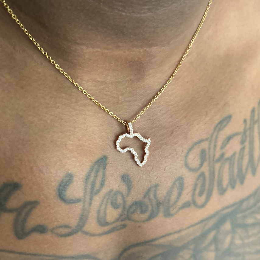 Naira | Zircon Crystal | Mini Africa Necklace