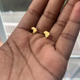 Ulo Small | Small Africa Stud Earrings