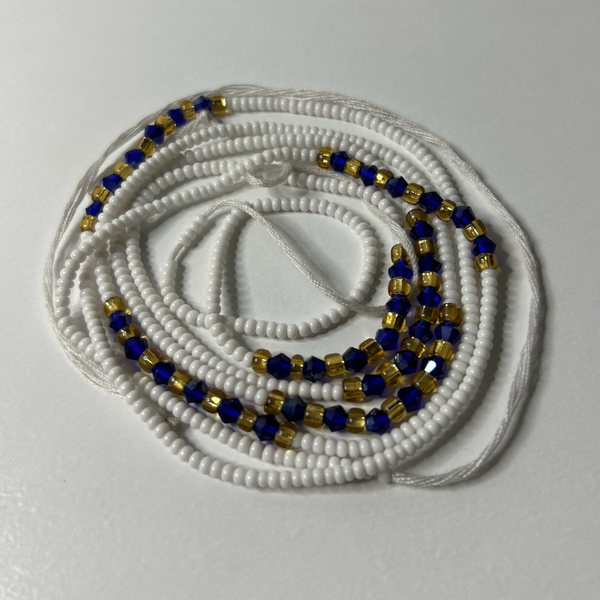 Snow Crystal | Tie-On | African Waist Beads