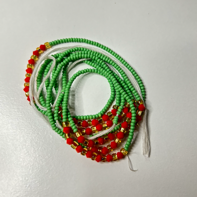 Zen Crystal | Tie-On | African Waist Beads