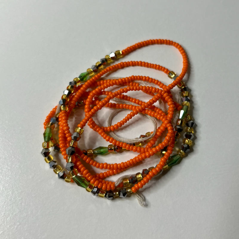Rachel Crystal | Tie-On | African Waist Beads