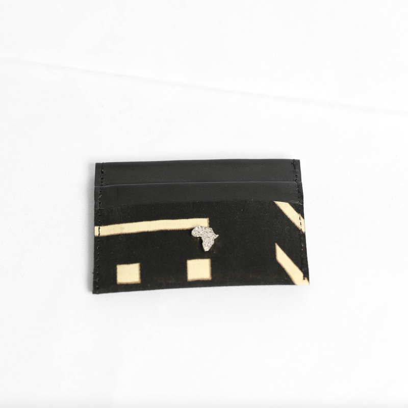 Cardi | Black and Creme Tribal | Card Wallet