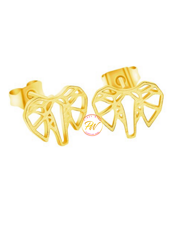 TrunkED | Mini African Elephant Stud Earrings