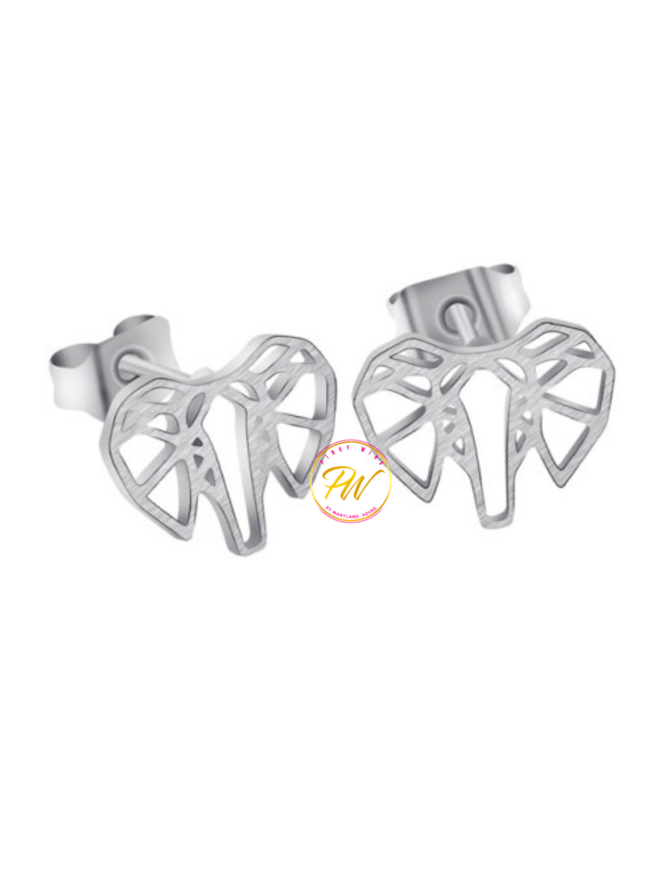 TrunkED | Mini African Elephant Stud Earrings