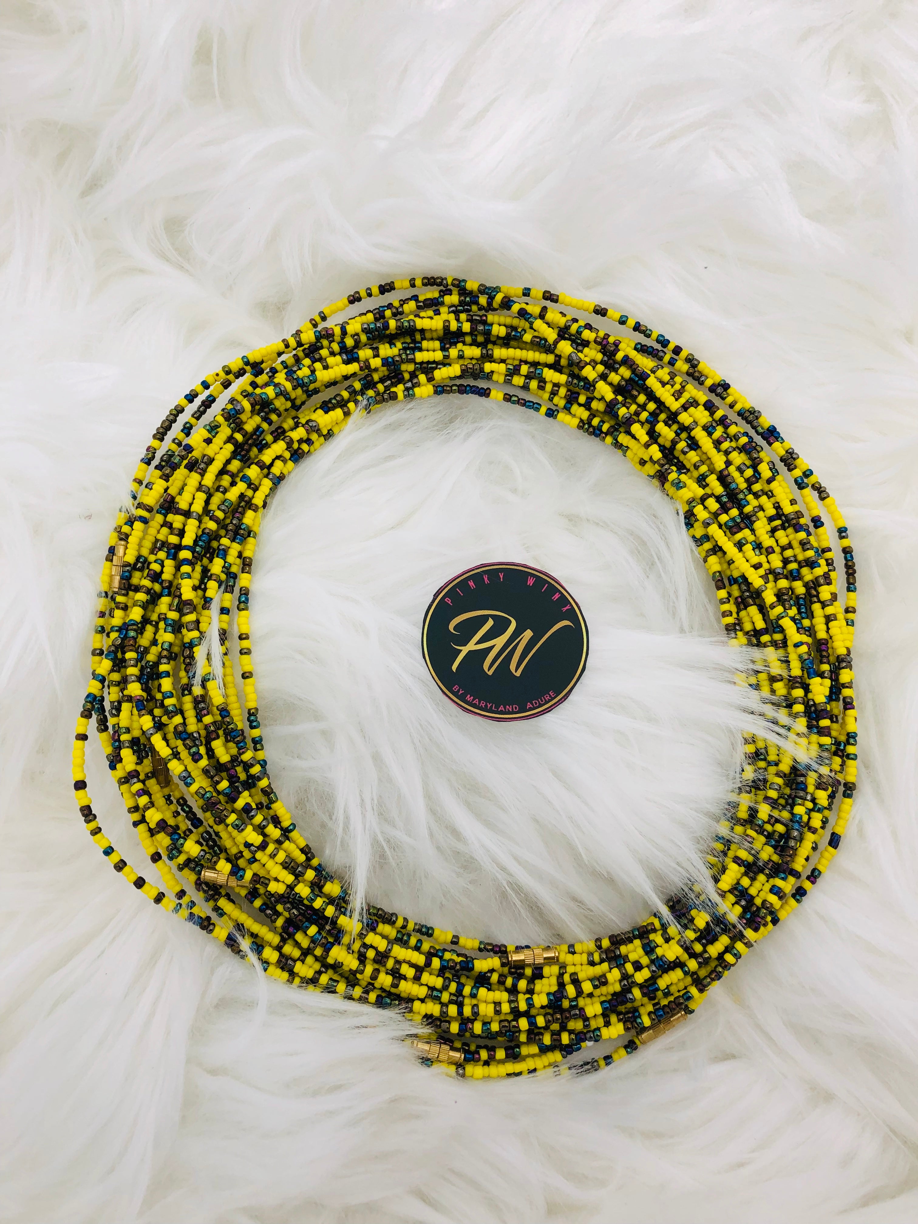 Feyi | Screw Clasp | African Waist Beads