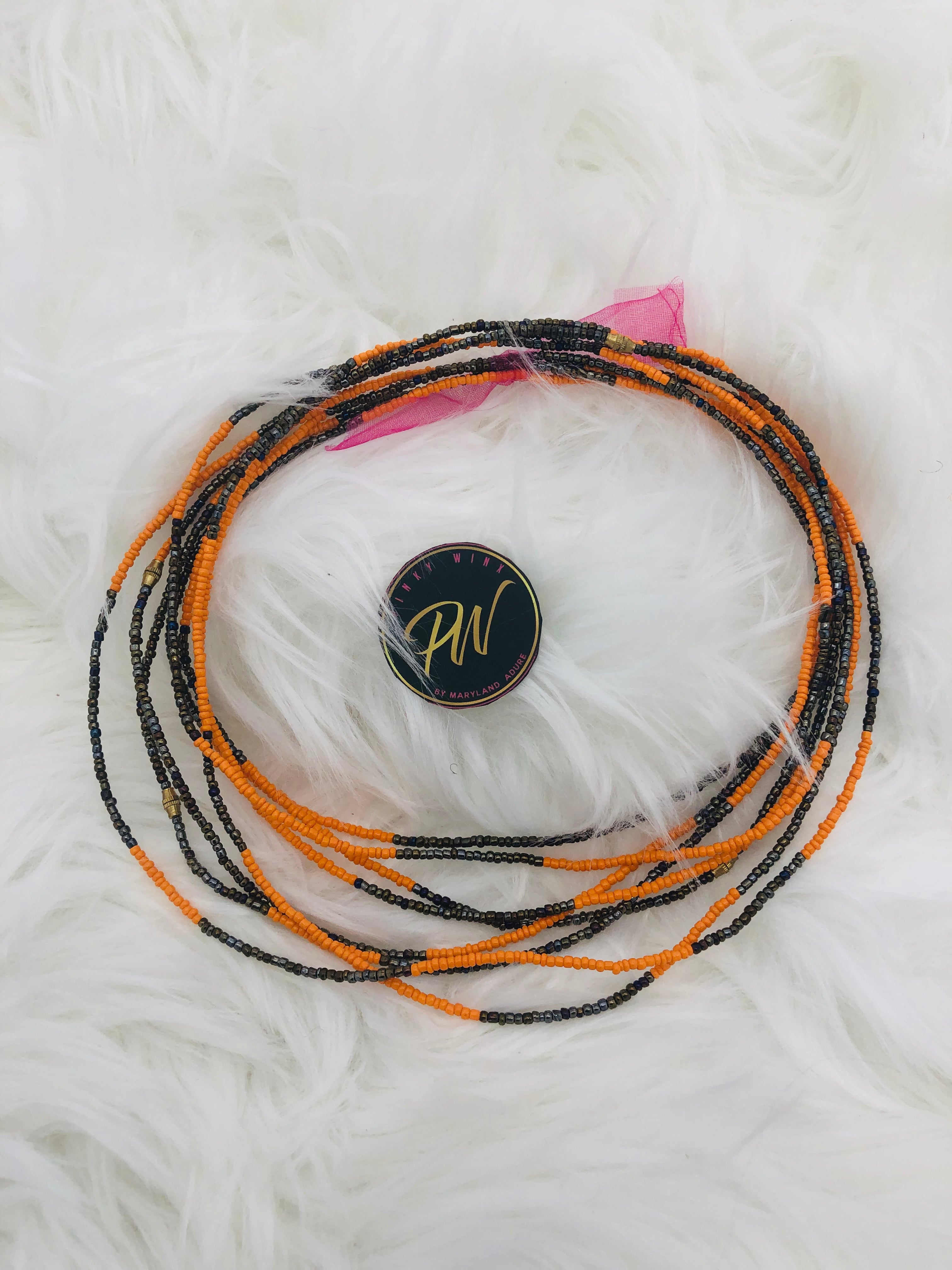 Sia | Screw Clasp | African Waist Beads
