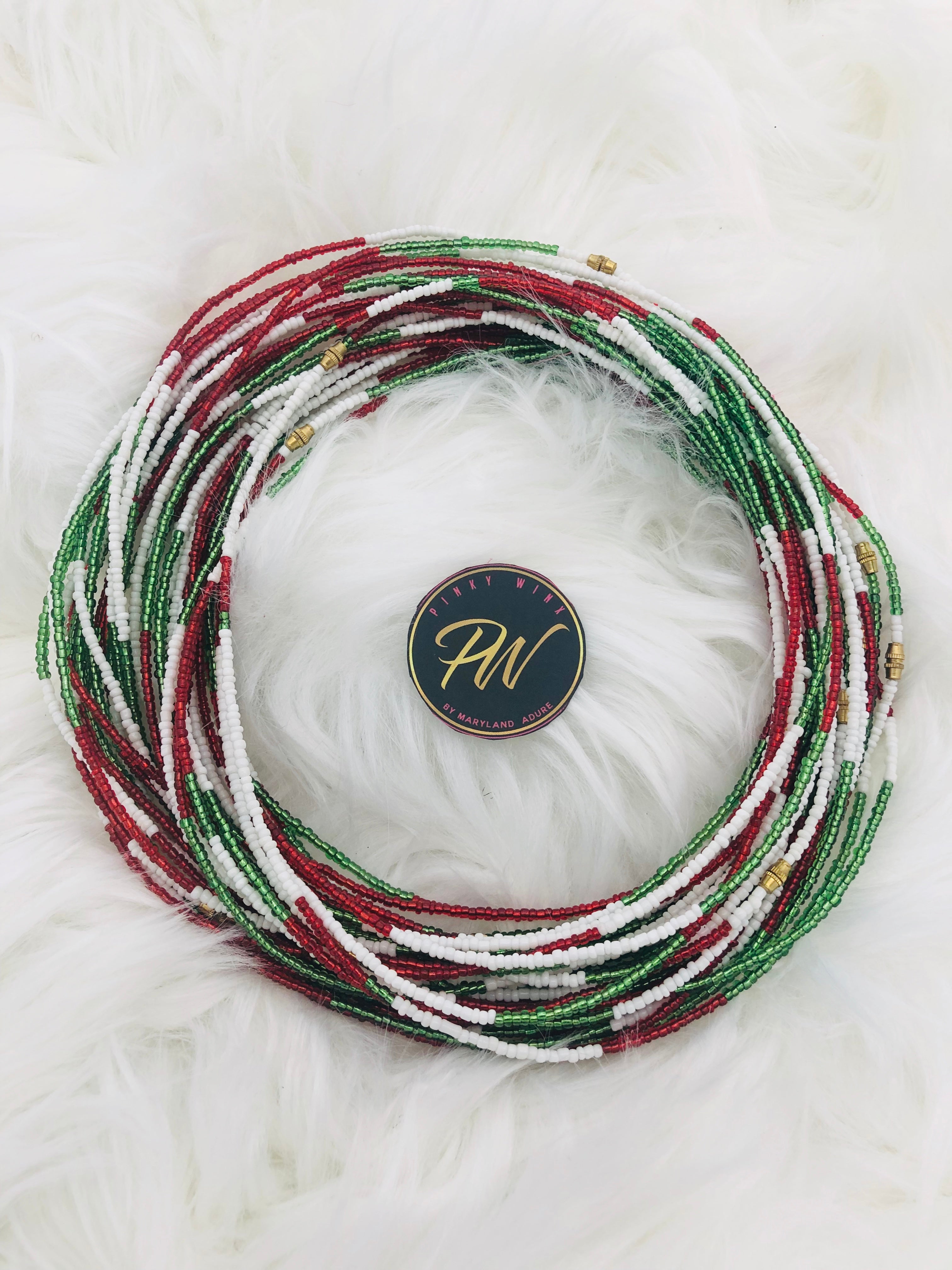 Vicky | Screw Clasp | African Waist Beads