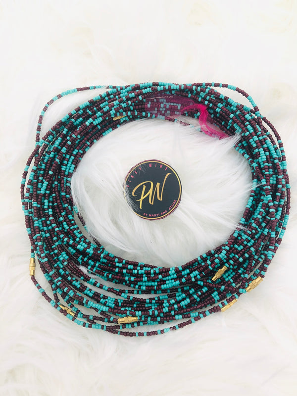 Zainab | Screw Clasp | African Waist Beads