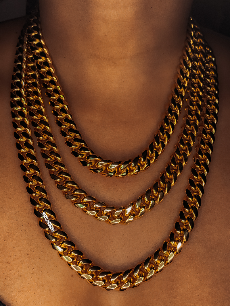 12mm African Link | Necklace | Stainless Steel Jewelry