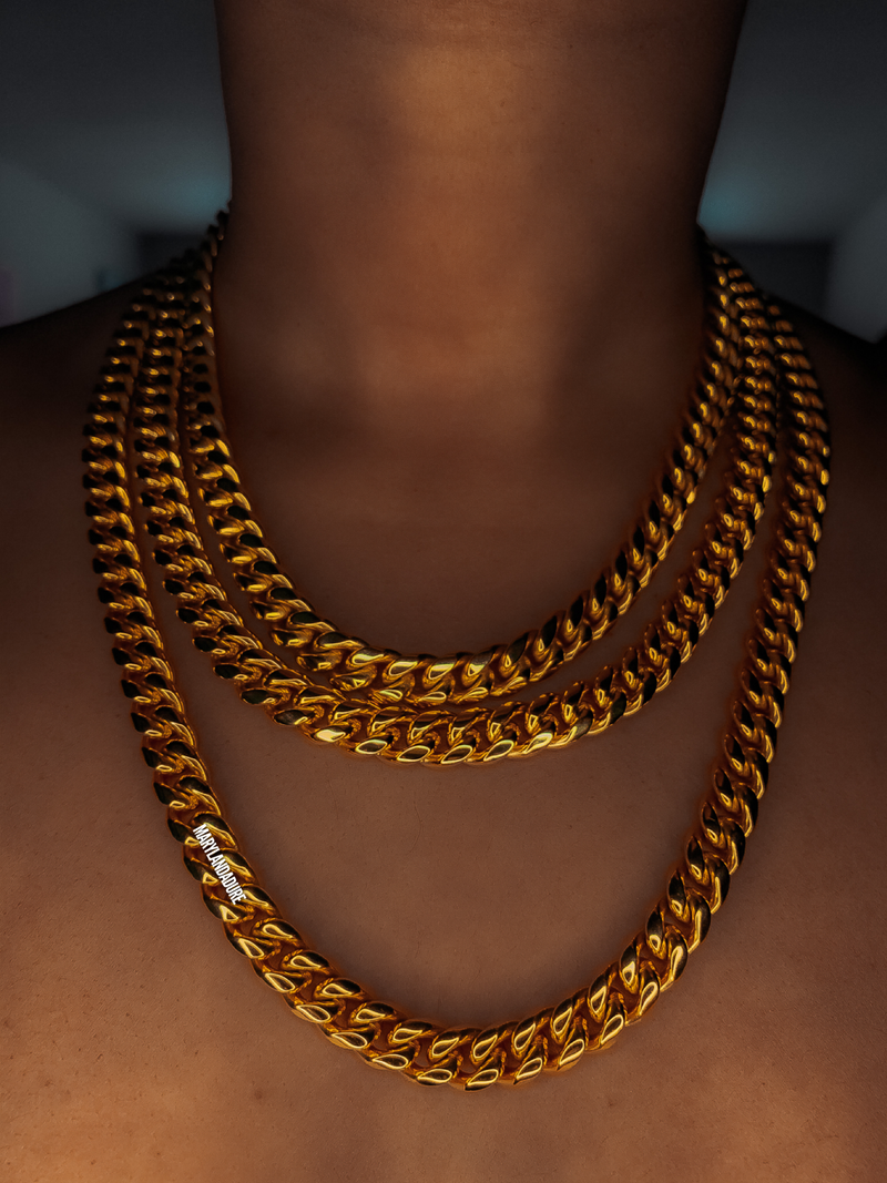 10mm African Link Necklace | Stainless Steel Jewelry