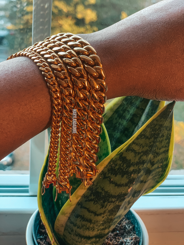 African Link Bracelet | Stainless Steel Jewelry
