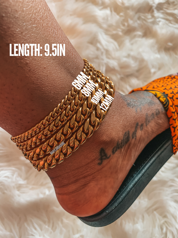 African Link Anklet | Stainless Steel Jewelry