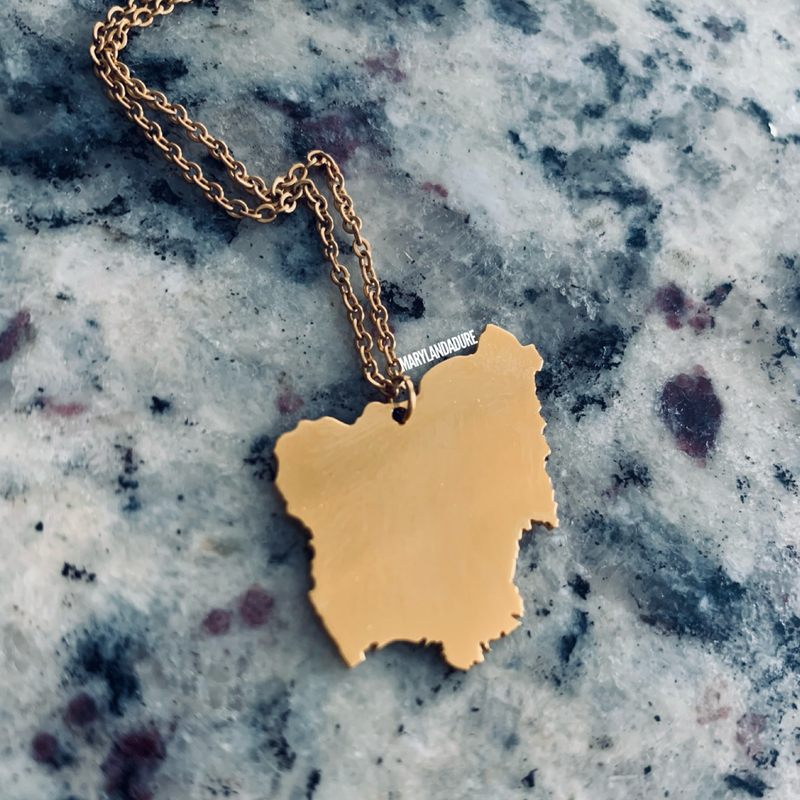 Origin | Country Map Necklace