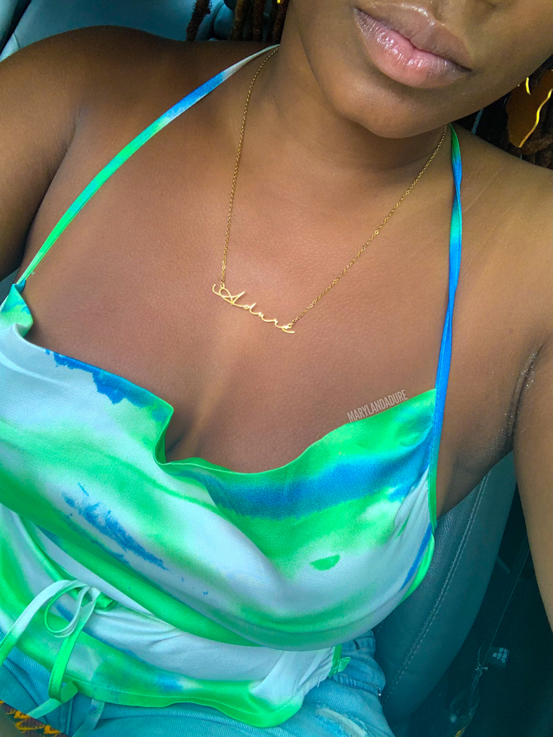 Sarah | Cursive | Custom Name Necklace