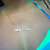 Sarah | Cursive | Custom Name Necklace